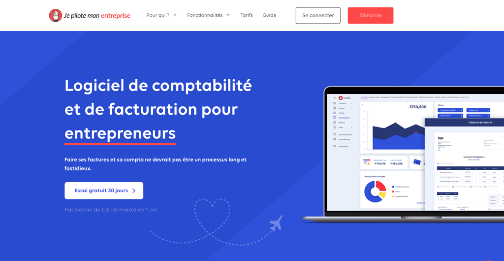 Jepilotemonentreprise logiciel de comptabilité pour indépendant